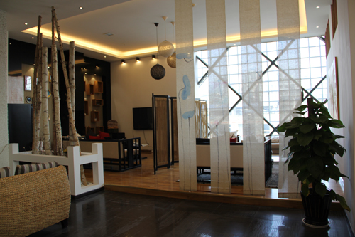 公司261㎡，图片为接待区